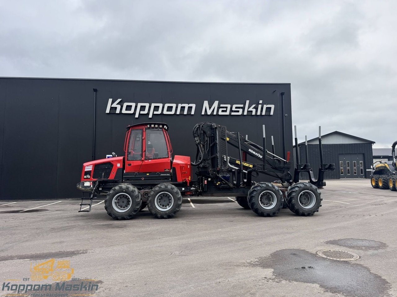 Komatsu 875, 14700h - Skotare