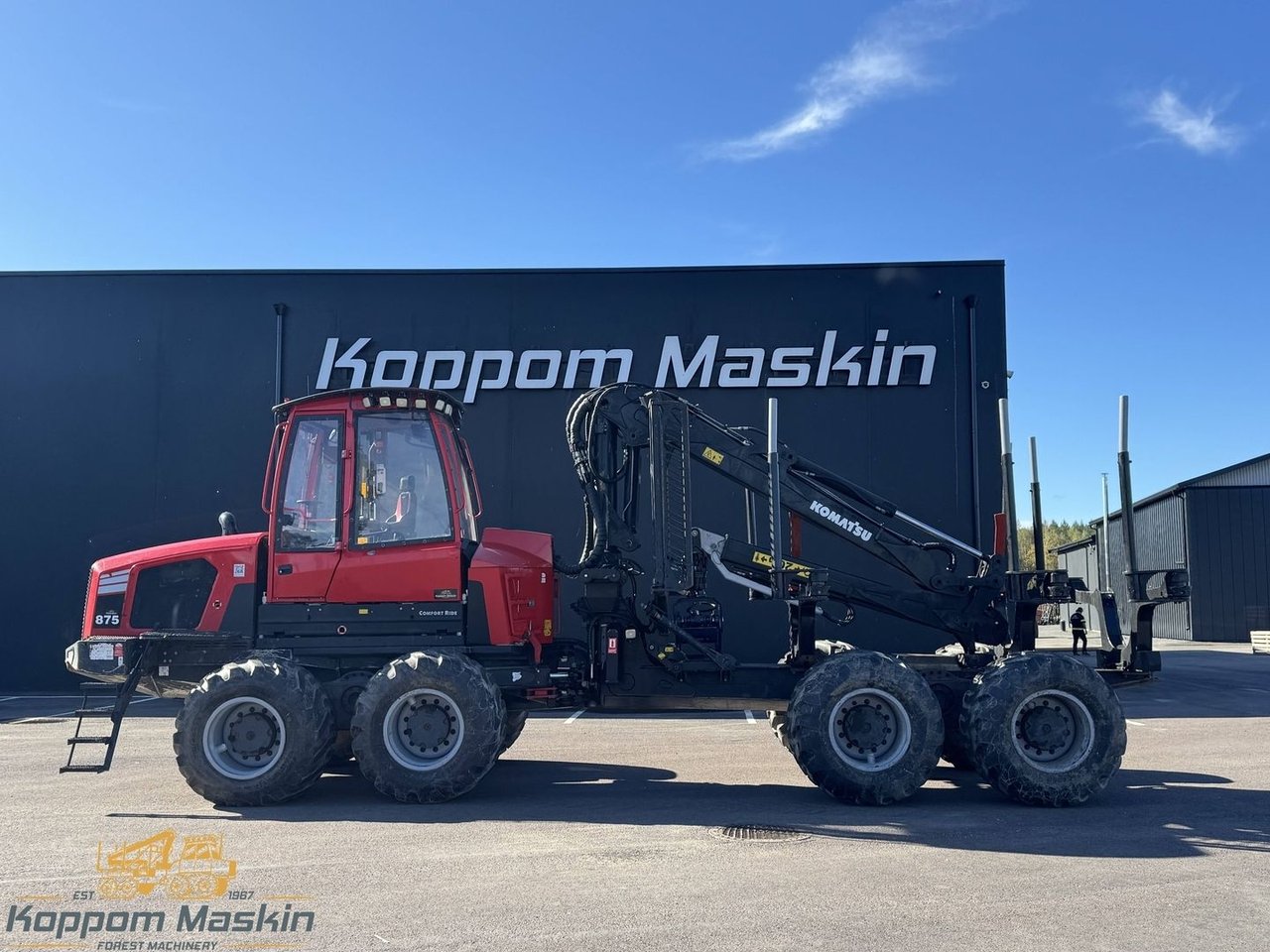 Komatsu 875, 14700h - Skotare