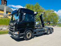 Scania G410 6x2 Lastväxlare Gasbil CNG 19.000mil