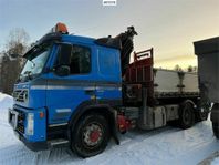 Kranbil Volvo FM 400 6*2 med tippbart flak Palfinger PK16502