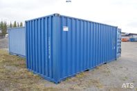 Container med Hardox plattor