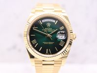Rolex Day-Date 40 Gul Guld - Grön Ombre - 228238 - 2024