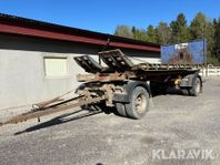 Maskinflak på 2-axlig vagn