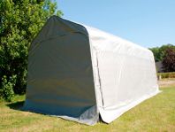 Garagetält PRO 3,77x7,3x3,18m PVC, grå - lagertält förvaring
