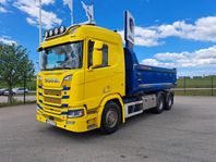 Scania R520 dumperbil tandemdrift