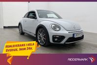 Volkswagen Beetle 2.0 220hk R-Line Pano Fender Kamera Skinn