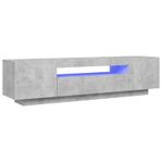 vidaXL TV-bänk med LED-belysning betonggrå (SKU804431)