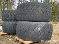 Lastmaskinsdäck med fälg Michelin 650-65R250