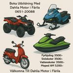 Fyrhjuling, Snöskoter, Vattenskoter och Moped