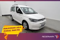Volkswagen Caddy Life 2.0TDI Värmare Kamera Farthållare Moms