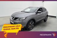 Nissan Qashqai 1.6 130hk Tekna Pano 360° Navi Halvskinn