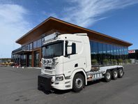 Scania R580 Tridem LVX fullt plogutrustad Joab 24T krok