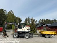 Terex TW75 Hjulgrävare - WALDUNG BOGGIEVAGN / HJULSTYRNING
