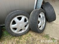 Däck med fälg Milestone 195/55R15 4st