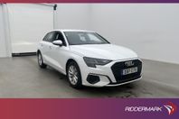 Audi A3 35 TFSI 150hk Proline Cockpit Sensorer Keyless
