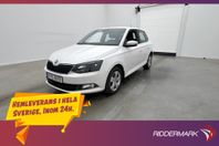 Skoda Fabia 1.2 TSI 90hk Style Dragkrok P-Sensorer Keyless