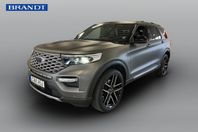 Ford Explorer Plug-In Hybrid Platinum Helfolierad mattgrå