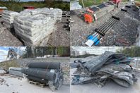 Betonglagning, Borrstänger, Industristängsel & Sprängmattor