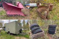 Spetsplog, Släpskopa, Personalvagn & Entreprenaddäck