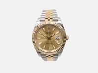 Rolex Datejust 41 Guld&Stål - Champagne - 126333 - 2021