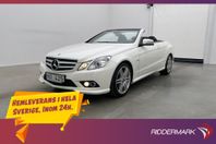 Mercedes-Benz E 350 Cabriolet 292hk AMG Dragkrok Skinn
