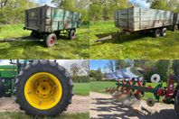 Tippvagn 2st, Dubbelmontage & Växelplog