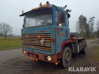 Veteranlastbil Scania LB110S OMB BIL med kran
