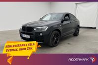 BMW X4 xDrive35d M Sport H/K Drag HUD Skinn Kamera
