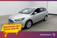 Ford Focus Kombi EcoBoost 100hk Titanium Kamera Farthållare