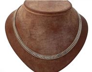 Halsband fiskben i 18k guld - massiv