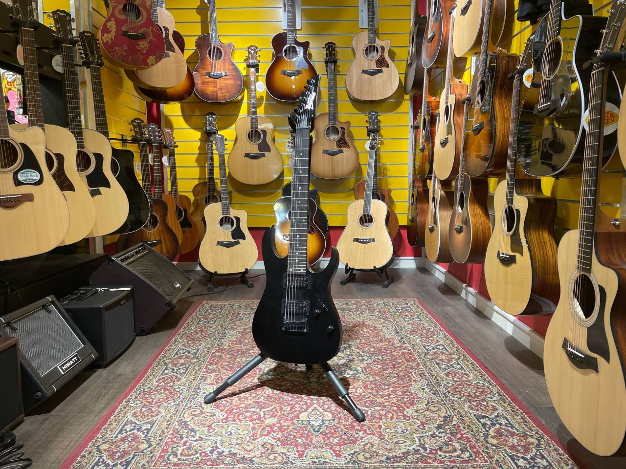 Beg. Ibanez GRG7221 Black Fla...