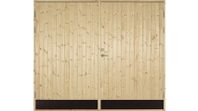 Garageport 25x21 Isolerad Alu-plåt obeh