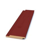 22x120mm Falsad Spårpanel grundmålad röd
