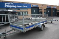 Flakvagn med galler