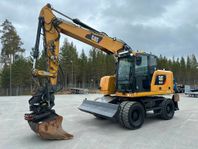 CAT M314F hjulgrävare maskinstyrning redskap M314