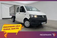 Volkswagen Transporter Dubbelhytt TIPPFLAK Värmare Drag Moms