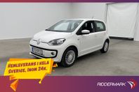 Volkswagen UP! 1.0 MPI 75hk high up! P-Sensorer Farthållare