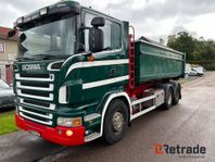 Lastväxlare med grusflak SCANIA R480 6X4