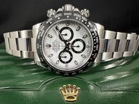 Rolex Daytona 116500LN Vit Panda Fullset Toppskick Tillfälle
