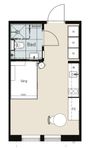 Bostad uthyres - lägenhet i Kista - 1 rum, 23m²