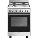 SMEG Gasspis 60cm,  Elektrisk ugn, rostfritt stål 50%