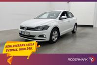 Volkswagen Polo 1.2 TSI 95hk Sensorer Låg-Skatt En-Brukare
