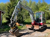 Grävmaskin Takeuchi TB250 med flertal tillbeh