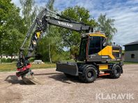 Grävmaskin Volvo EW160E med grävsystem