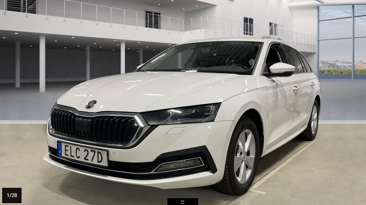 Škoda Octavia Stasjonsvogn 2.0 TDI DSG sekvensiell, 7-trinn, 150hk, 2022