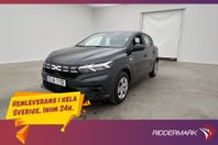 Dacia Sandero 1.0 TCe 91hk Dragkrok Farthållare Sensorer