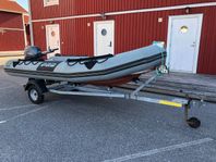 Zodiac pro 7 ribb, 25 hk elstart, trailer ,i kungshamn