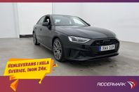 Audi A4 40 TFSI Q 204hk S Line GPS Kamera B&O D-värm Cockpit