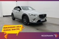Mazda CX-3 2.0 120hk Optimum M-Värm BOSE Kamera Skinn HUD