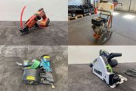 Automatskruvdragare, Golvsåg, Spikpistol & Sänksåg